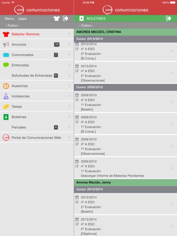 Comunicación Familia - Escuela screenshot 3