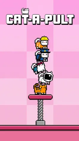 Game screenshot Cat-A-Pult: Endless stacking of 8-bit kittens mod apk