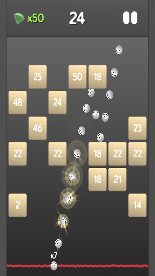 #1. Balls to Blocks - Brick Break (iOS) 由: Batuhan Bayar