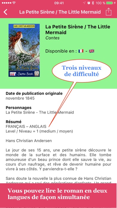 Screenshot #3 pour Switch Book romans bilingues