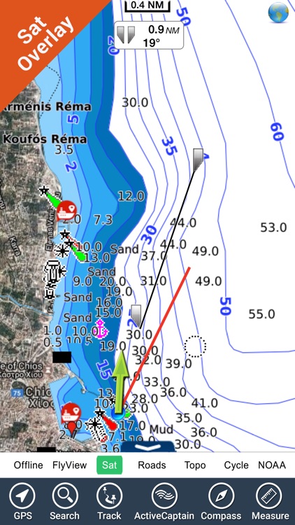 Marine: Aegean Sea (North) HD - GPS Map Navigator