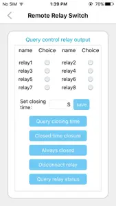 Remote Relay Switch screenshot #1 for iPhone