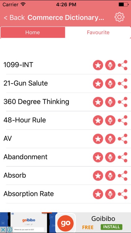Commerce Dictionary - Terms Meanings