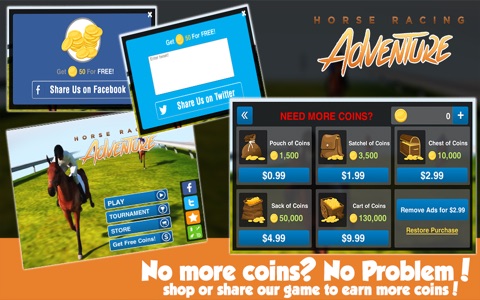 Horse Racing Adventure - Tournament and Betting screenshot 2