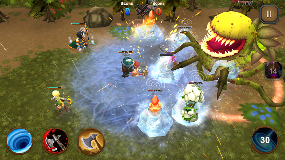 #4. Brawl Swords (iOS) 由: MoonGames