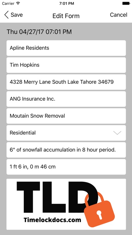 Snow Removal App