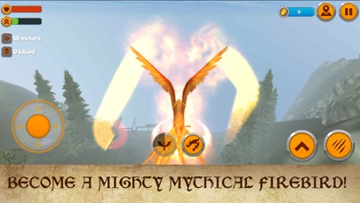 Phoenix Fantasy Fire Bird Simulator 3D screenshot 1