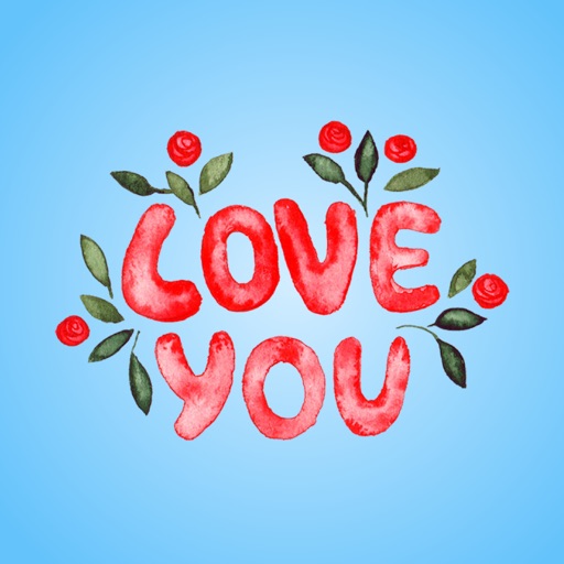 Good Night My Love - Watercolor Romantic Greetings icon