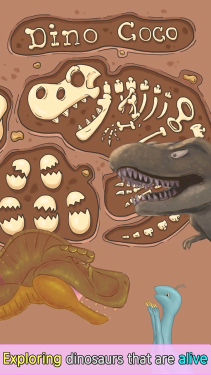 Dinosaur adventure of Coco:Fun dino game and story screenshot-0