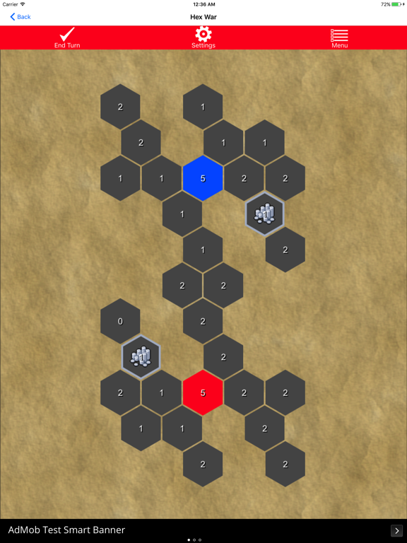 Screenshot #4 pour Hexagon War