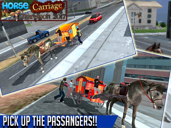 Horse Carriage Transport 3d iPad screenshot