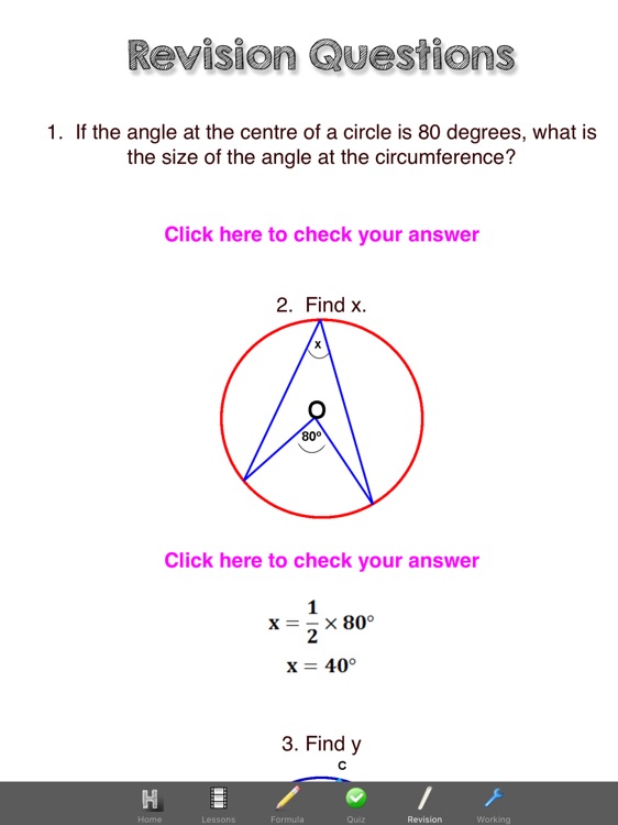 Angles in a Circle screenshot-3