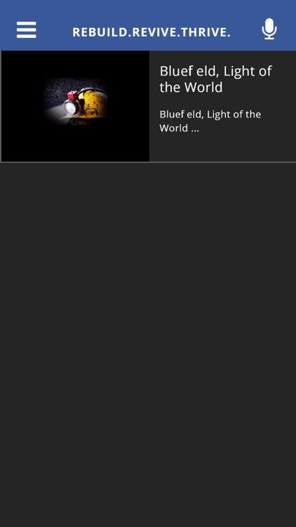 REBUILD.REVIVE.THRIVE.