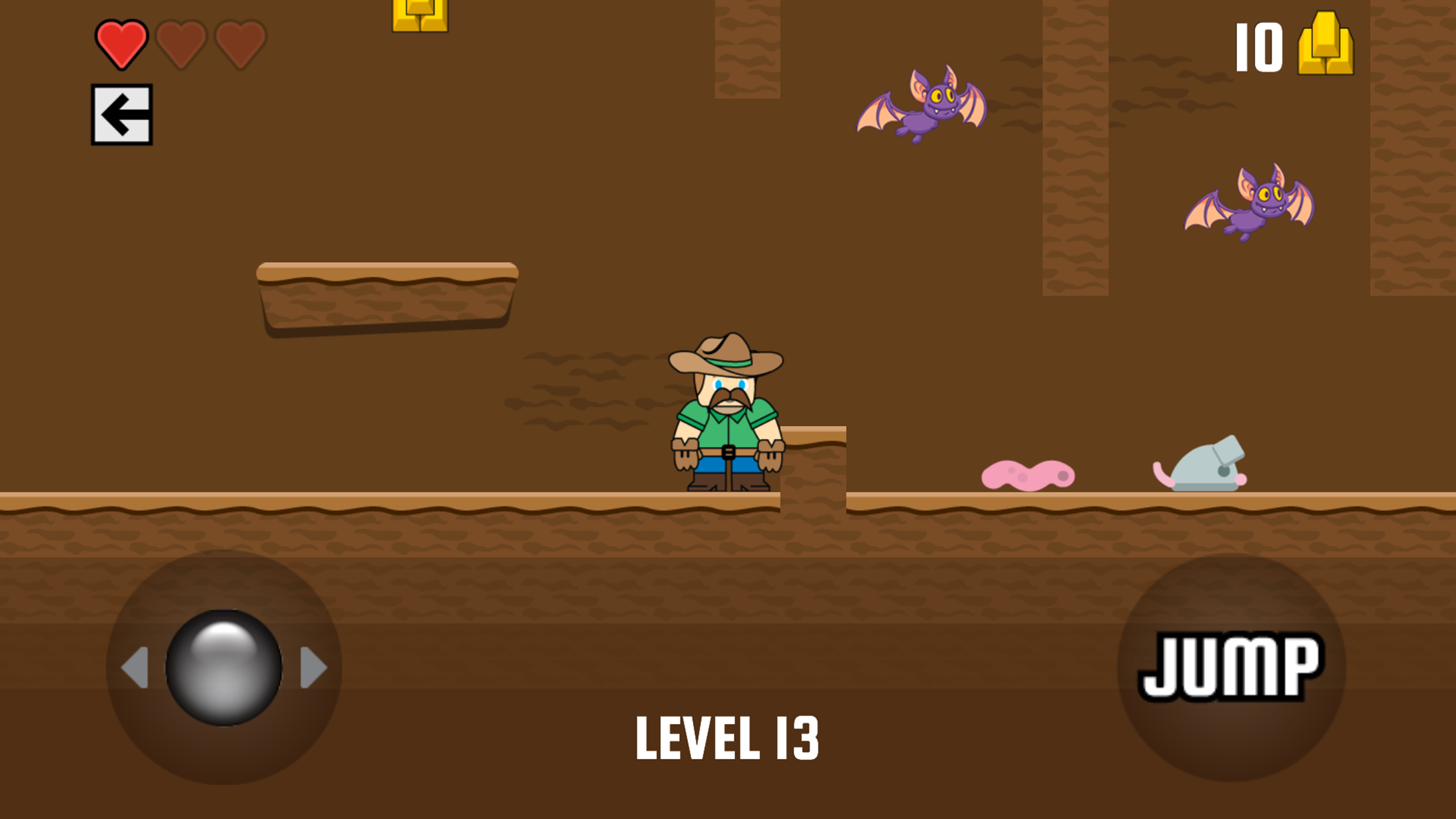 Cowboy Gold Round-Up Platformer Game screenshot 5
