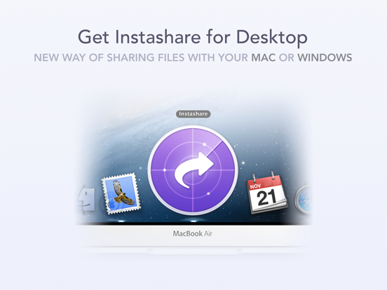 Instashare Air Drop iPad app afbeelding 5