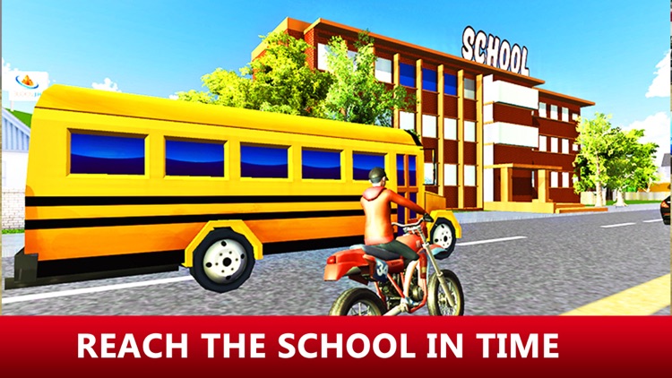 Kids School Time Bike Rider – Riding Game