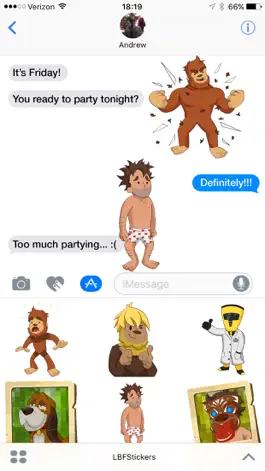 Game screenshot Little Bigfoot: Sticker Companion apk