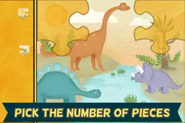 Game screenshot Dinosaur Games for Kids: Puzzles apk