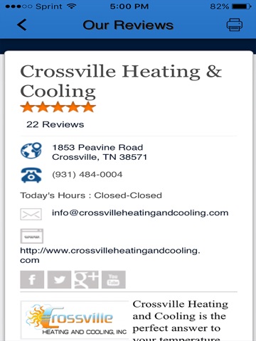 Crossville Heating & Cooling screenshot 3