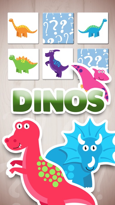 How to cancel & delete Memory dinosaurs – educational dinos memo game from iphone & ipad 1