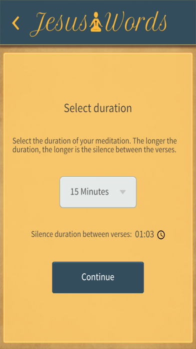 Jesus Words Meditation iPhone screenshot 3 - Lifestyle app