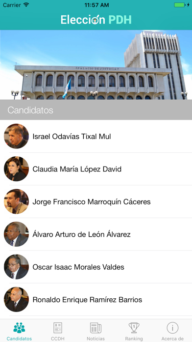 Elección PDH app screenshot