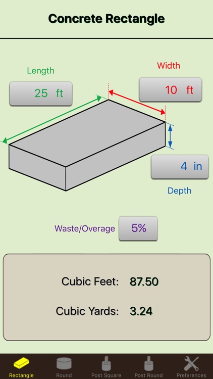 Concrete Calc Elite - Cement Calculator Masonry by Cyberprodigy LLC