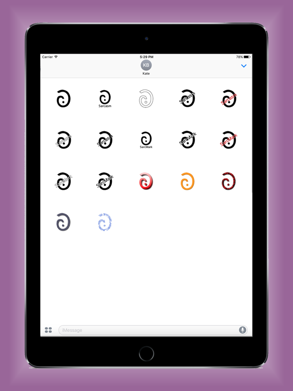 Screenshot #6 pour SarcMark - Sarcasm Punctuation Stickers