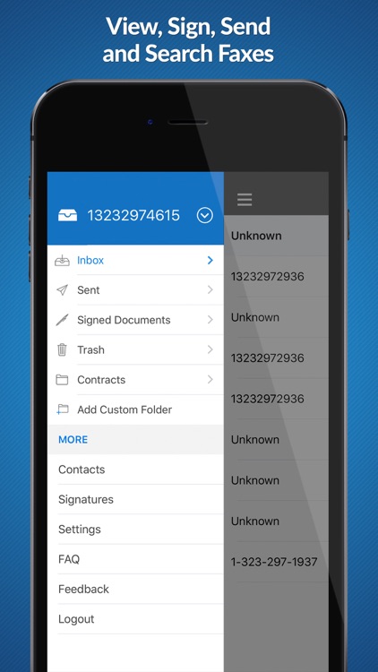 eFax – receive and send fax for iPhone or iPad screenshot-0