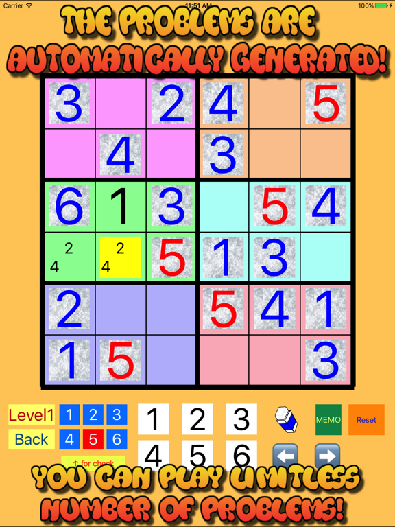 Screenshot #4 pour 6x6 & 7x7 & 8x8 SUDOKU from Easy to Difficult