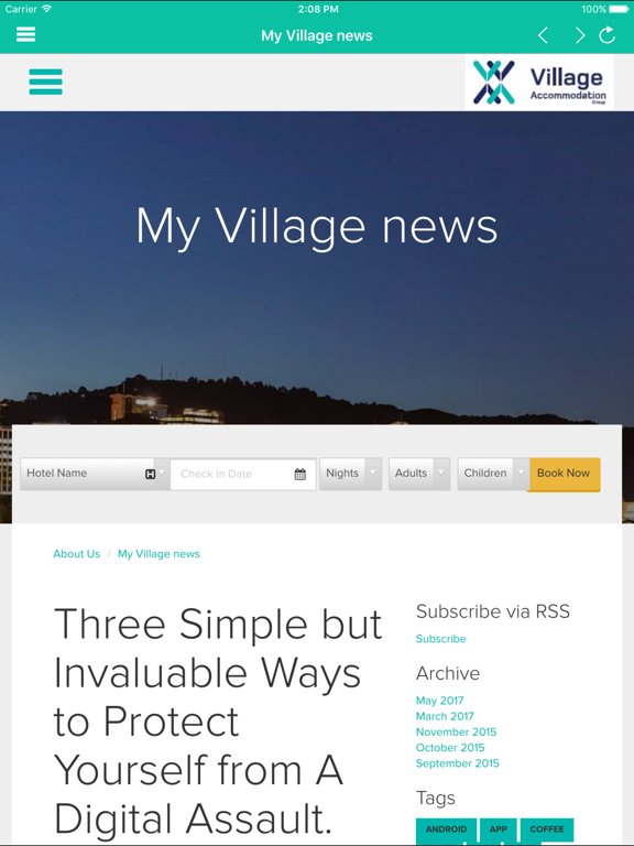 Screenshot #6 pour Village Accommodation Group