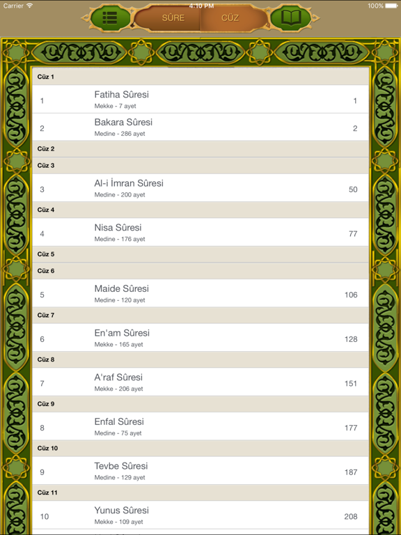 Fatih Çollak ile Kur'an Işığı iPad screenshot 4 - Education app