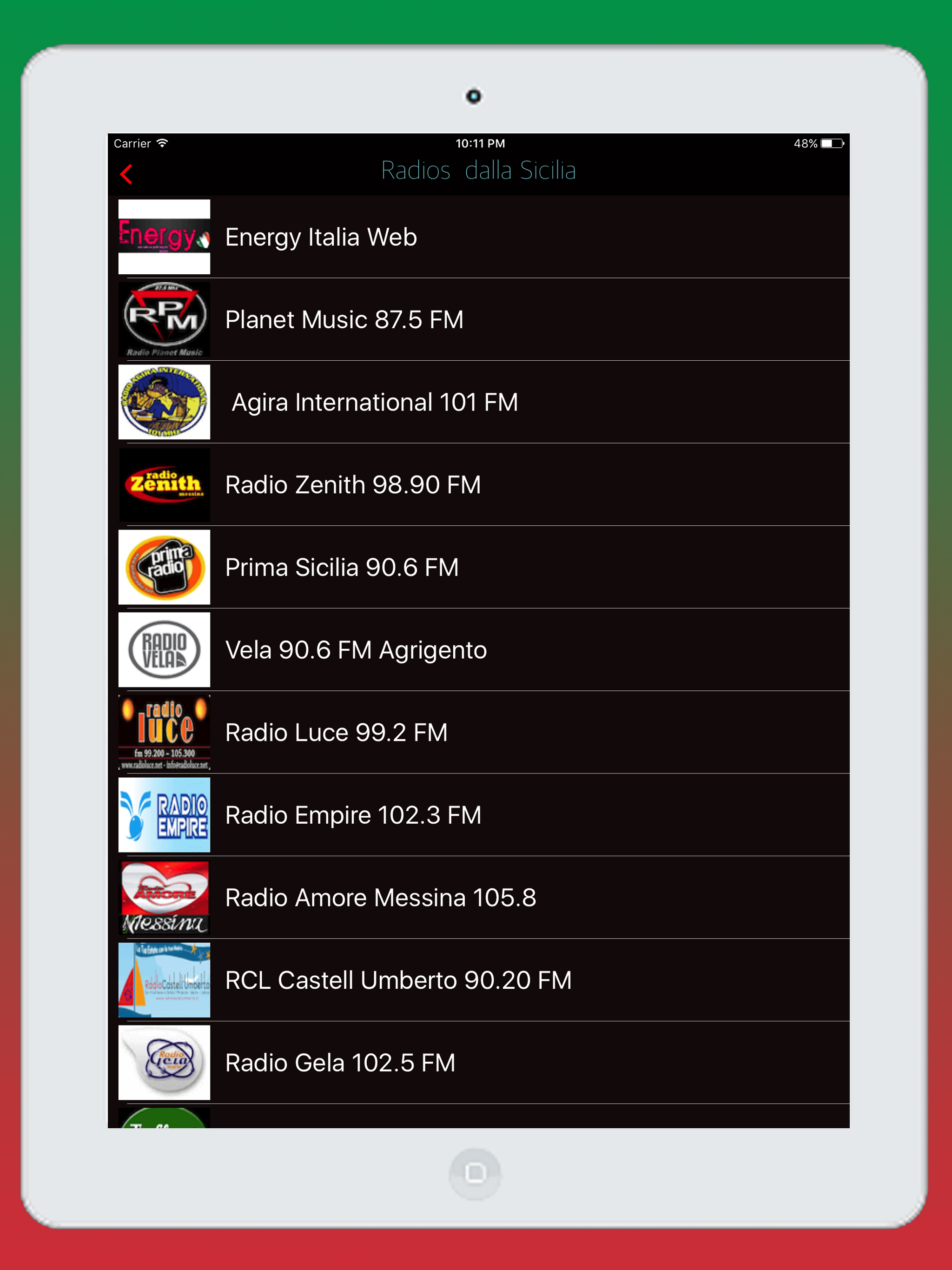 Radio Italy FM - Radios Italian Stations Online screenshot 9