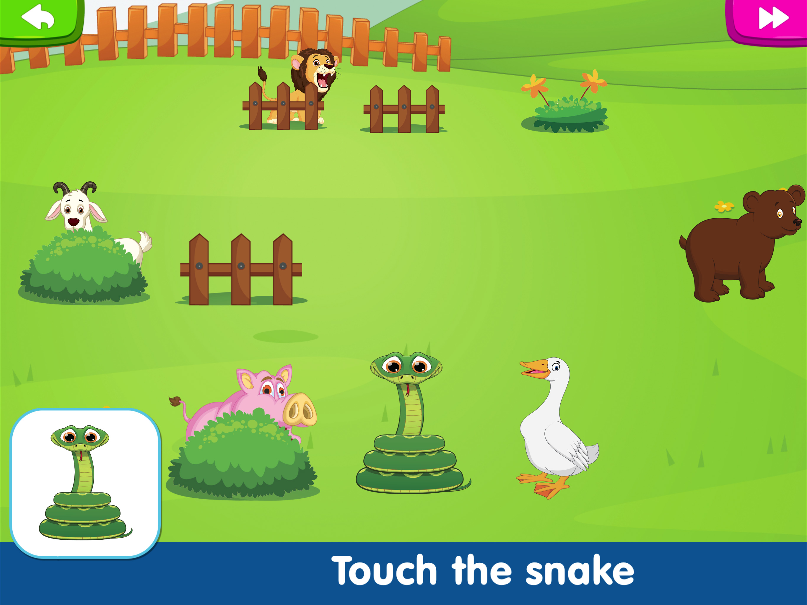 Animals Toddler learning games ABC kids games apps screenshot 7
