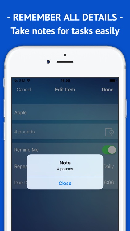 Tasks Done - to do list, checklists, reminder app