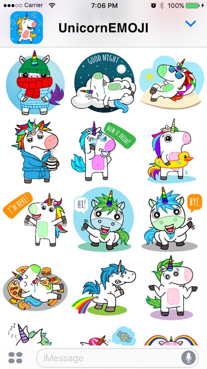 UnicornEMOJI - Magical Stickers Friends & More