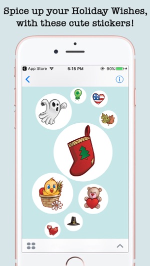 Animated Holidays Sticker Pack For iMessage(圖5)-速報App