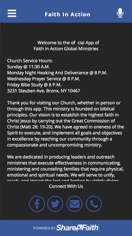 Faith In Action Global