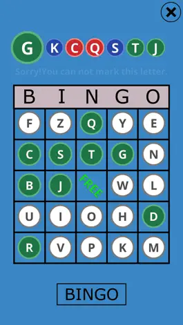 Game screenshot Classic Alphabet Bingo apk