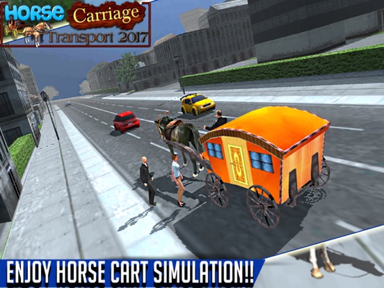 Horse Carriage Transport 3d iPad screenshot
