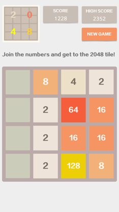 2048 4x4 - Number Puzzle Classic Game screenshot 5