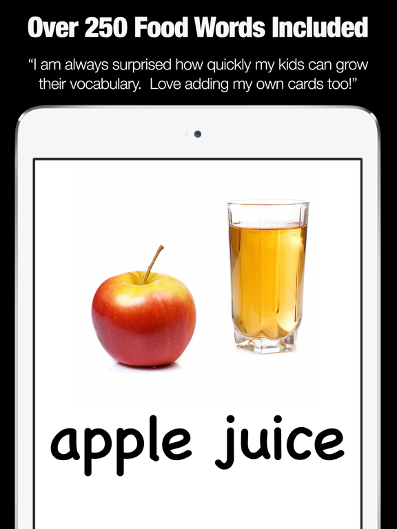 Screenshot #6 pour Flashcards for Kids - First Food Words