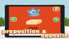 Game screenshot Preposition & Opposite Words Vocabulary For Kids apk