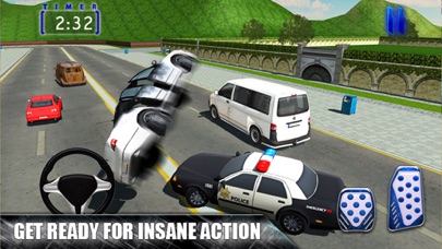警察ロブカーチェイス＆3D都市走行シミュレーターのおすすめ画像3