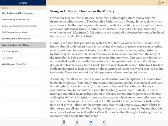 Screenshot #6 pour Daily Readings Lite - Military