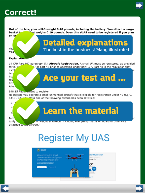 Drone Pilot (UAS) Test Prep iPad screenshot 4 - Education app