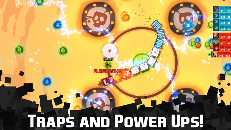 SQUAKE: snake trains battle action! screenshot-3