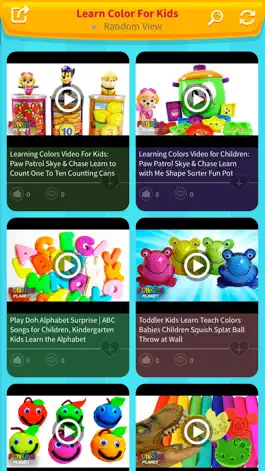 Game screenshot Learn Color For Kids Children Toddlers With Videos mod apk