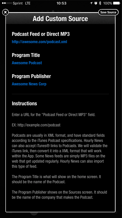 Hourly News screenshot