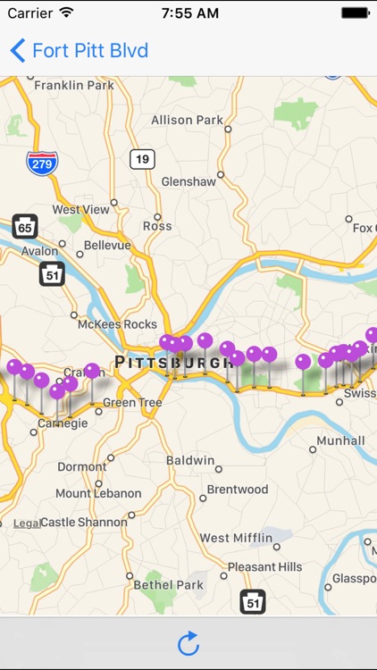 Pittsburgh Traffic Cam +Map
